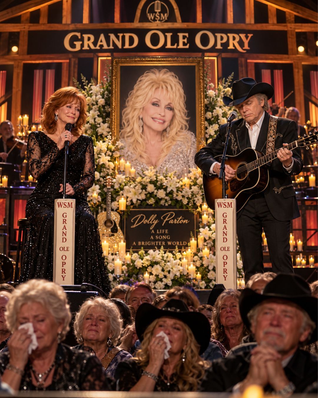 When Reba McEntire and Dwight Yoakam Let One Final Harmony Speak for Dolly Parton